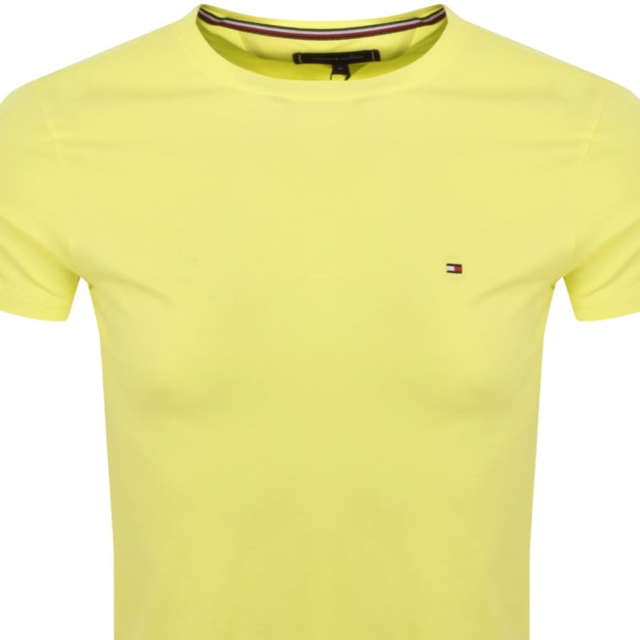 Tommy Hilfiger Stretch Slim Fit T Shirt YellowTommy Hilfiger Stretch Slim Fit T Shirt Yellow Male Medium